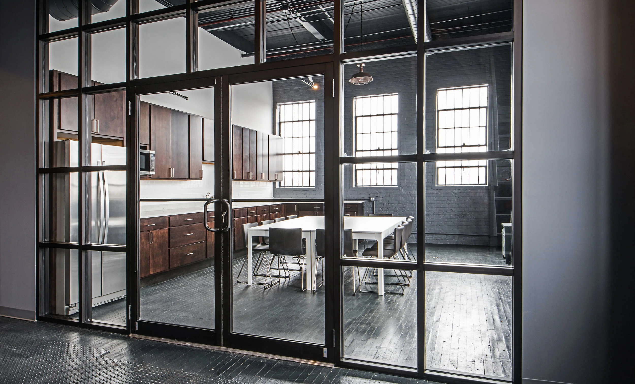 White studio rental space at Stopover Studios